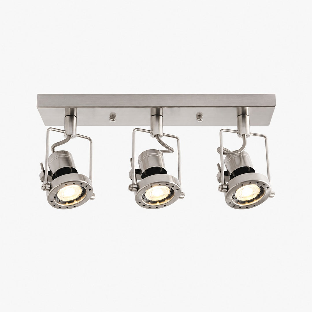 Bauhaus Brushed Nickel Adjustable Spotlight