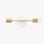 Cargar imagen en el visor de la Galería, Mobilux Line Minimalist Vanity Light Fixture - Mid Century Bathroom Sconce

