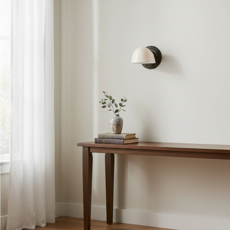Aplique de Pared Fiesta Acanalado – Diseño Inspirado en Art Decó con Iluminación Ambiental Suave para Baño o Dormitorio