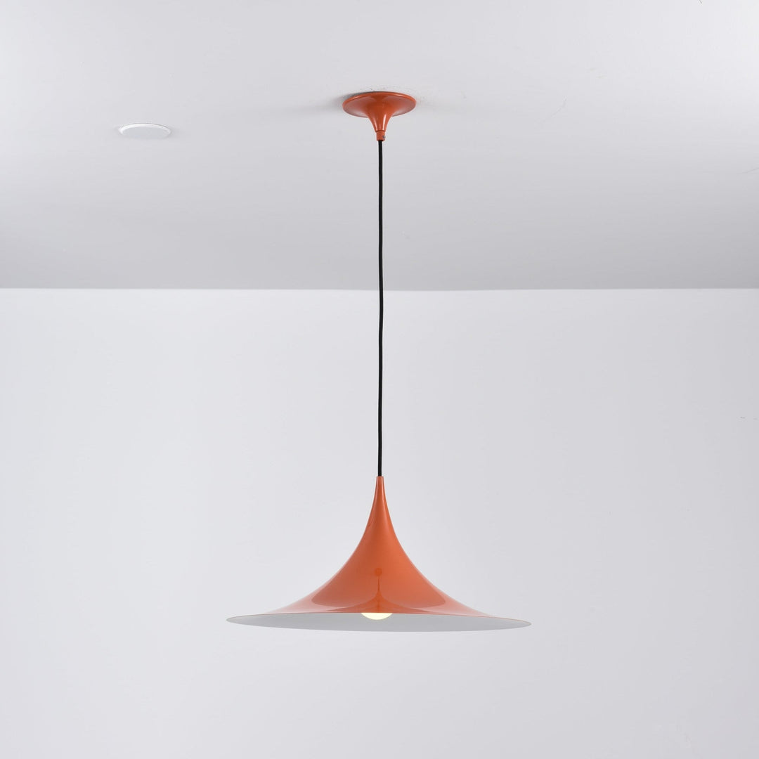 Arch-Shaped Aluminum Plug-In Pendant Light