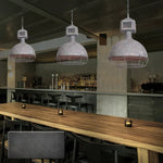 Cargar imagen en el visor de la Galería, Lámpara Colgante Industrial de Metal con Jaula