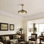 Cargar imagen en el visor de la Galería, Ceiling fan light in a bright corner living room