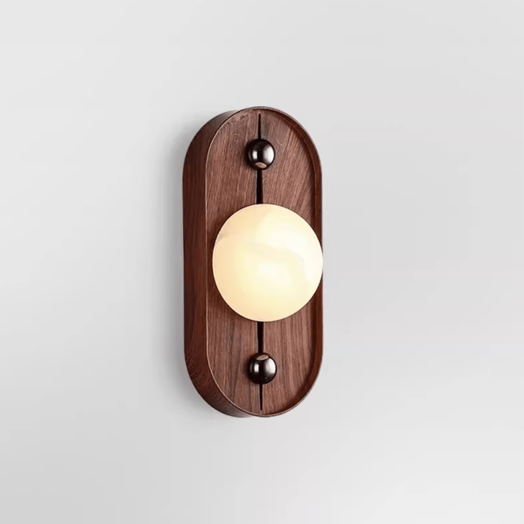 Bezel Alabaster Wandleuchte