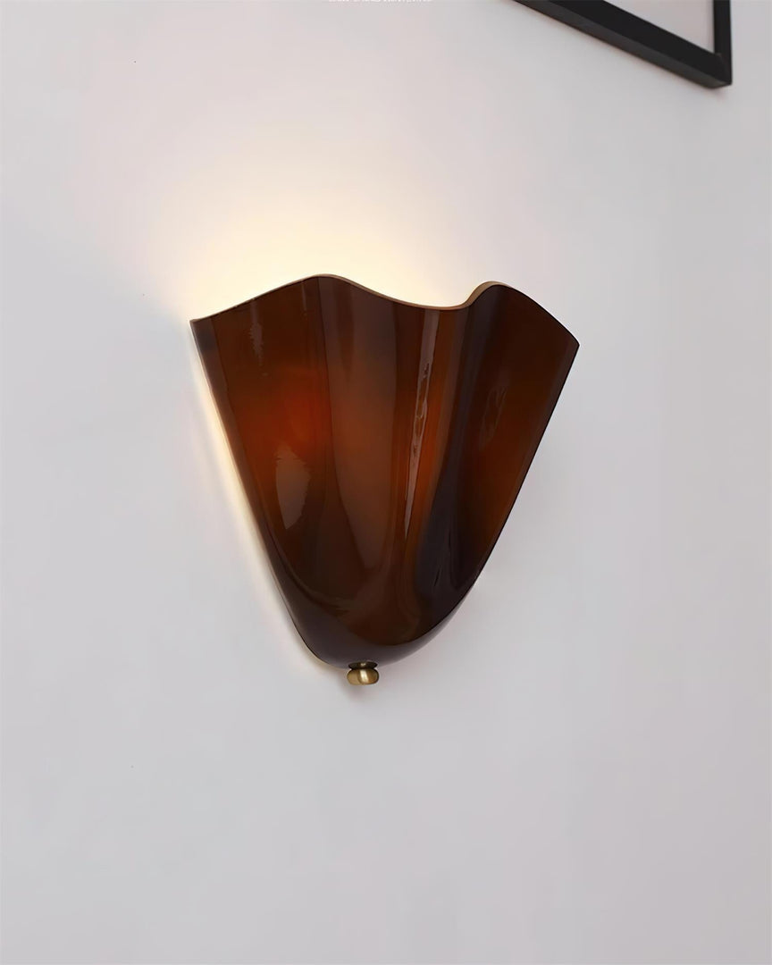 Bellina Modern Minimalist Glass Wall Lamp – Elegant Ambient Lighting for Bedroom & Hallway