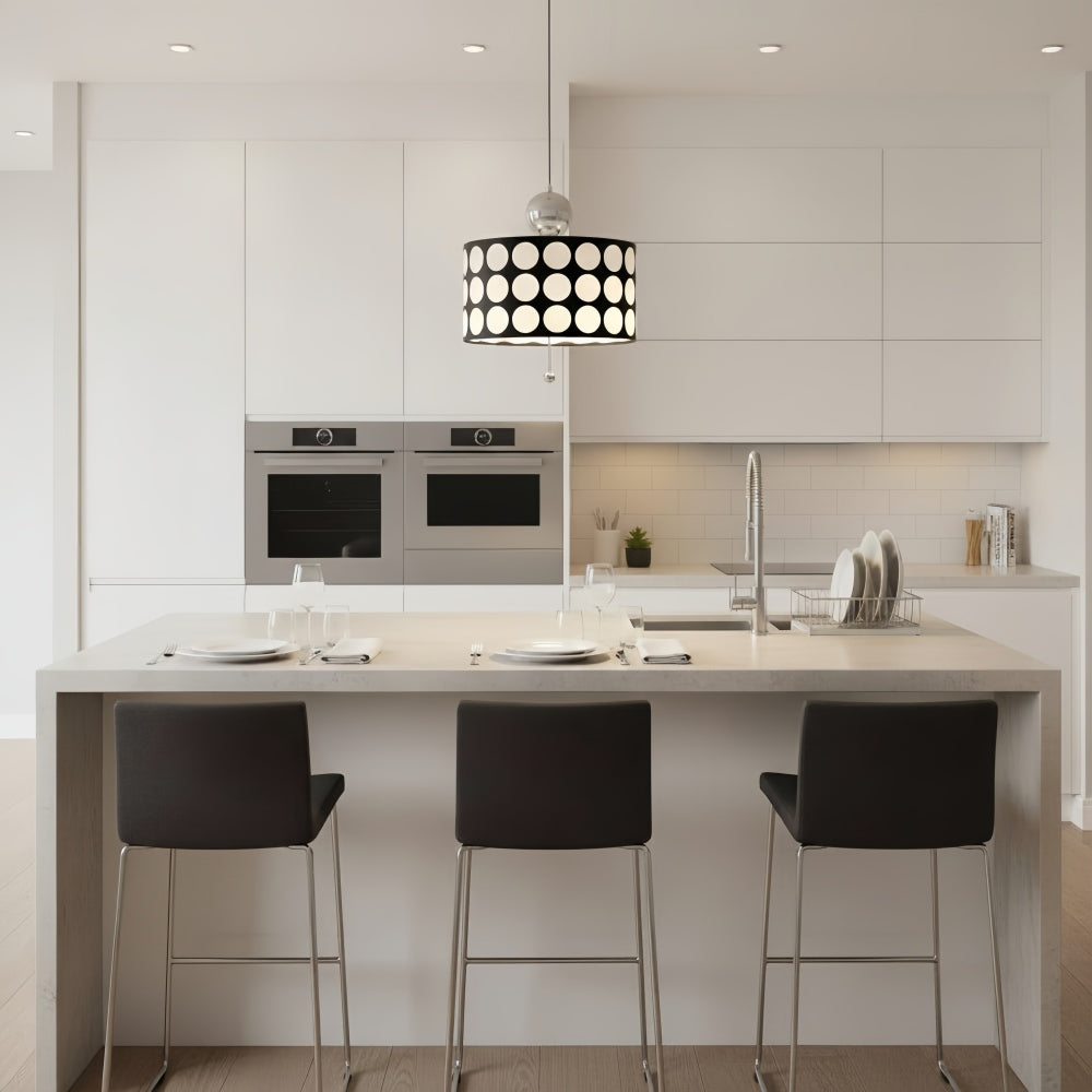 Dotrelia Grid Pendant Light - Modern Acrylic Lamp for Dining Room