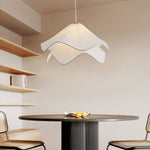 Load image into Gallery viewer, Ethereal Bloom French Floral Pleated Fabric Pendant Light
