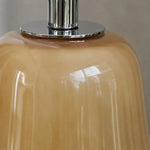 Cargar imagen en el visor de la Galería, Chrome-finish top connector on the glass shade