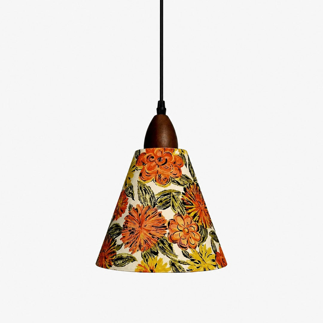 Liberty-Style Floral Fabric Pendant Light
