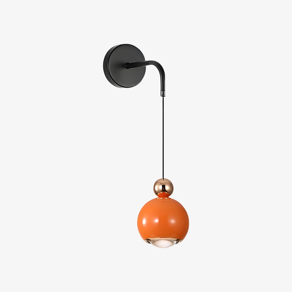 Glintap Nordische Globus Wandlampe – Minimalistische Akzentleuchte für Schlafzimmerinterieur