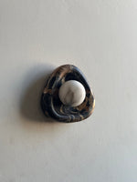 Bild in Gallery-Viewer laden, Schwarze Perlen-Marmor-Wandleuchte