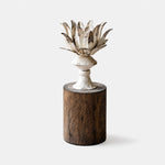 Load image into Gallery viewer, Tall lotus bloom column candle holder