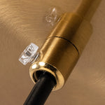 Load image into Gallery viewer, Pendant cord and brass canopy detail