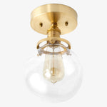 Charger l&#39;image dans la visionneuse de galerie, Glorica Glass Retro Globe Ceiling Light - Vintage Industrial Home Lighting

