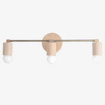 Charger l&#39;image dans la visionneuse de galerie, Mobilux Line Wood and Vanity Light - Bohemian Bathroom Lighting Fixture
