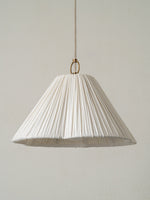 Load image into Gallery viewer, Luminella Scalloped Pendant Light — Modern Statement Designer Ceiling Light for Dining Room
