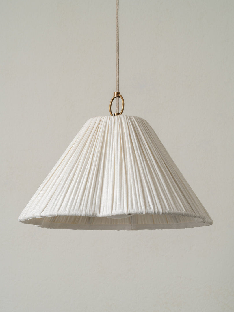 Luminella Scalloped Pendant Light — Modern Statement Designer Ceiling Light for Dining Room