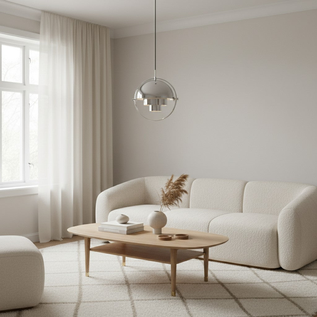 Suspension Sculpturale Multiva – Lustre Réglable de Style Moderne Danois pour Salles à Manger N18