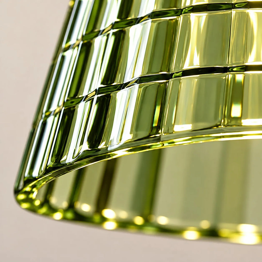 Nordic Brass Colored Glass Wall Lamp