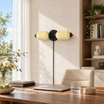 Cargar imagen en el visor de la Galería, Eloise fluted milk-glass plug-in wall sconce