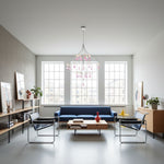 Charger l'image dans la visionneuse de galerie, Lustre en cristal français Crynora - Design romantique Luciole en style luxe pour salle à manger ou chambre à coucher