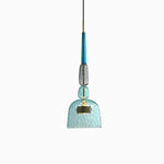 Charger l&#39;image dans la visionneuse de galerie, Suspension en verre soufflé à la main - Fer bonbon coloré, couleurs mélangées, pour l&#39;intérieur
