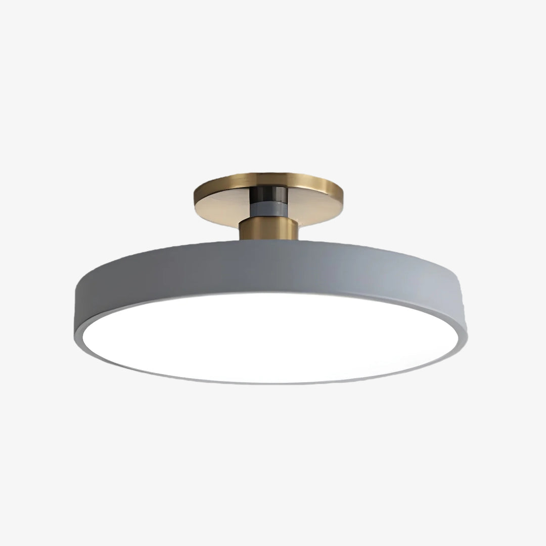 Lumiflexa Plafonnier Rond Minimaliste - Design Contemporain pour Couloir et Bureau