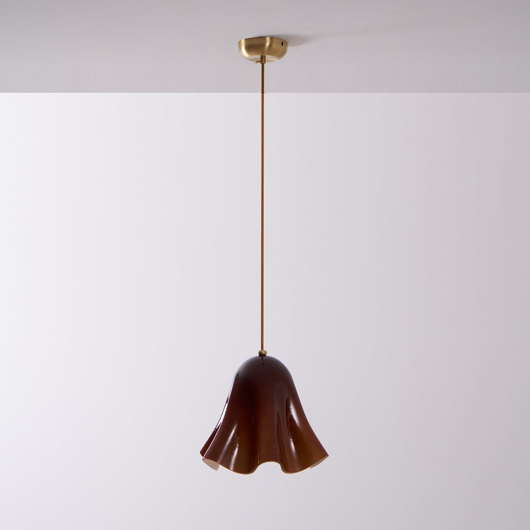 Bellina Wave-Edge Glass Pendant Lamp — Organic Contemporary Style for Dining & Living