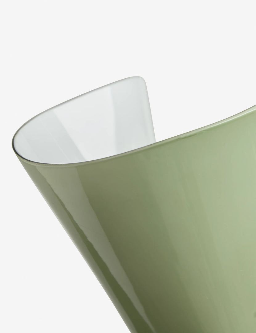 Bellina Radner Pendant Light – Sleek Glass Shade with Gentle Curves for Living Room, Bedroom and Dining Area