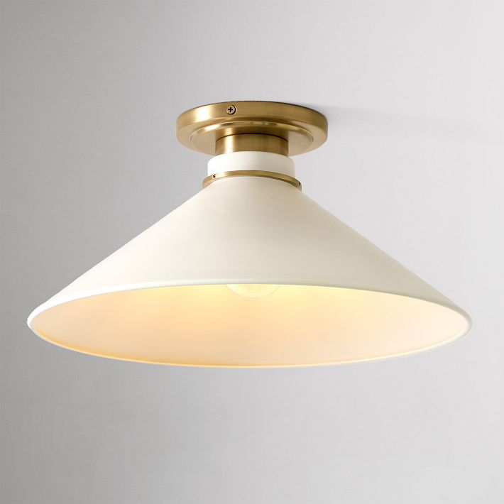 Aurenza Flush Mount: Lámpara de techo rústica con un diseño sencillo y elegante