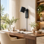 Cargar imagen en el visor de la Galería, Flexible Rotatable Cylinder Plug-in Wall Lamp