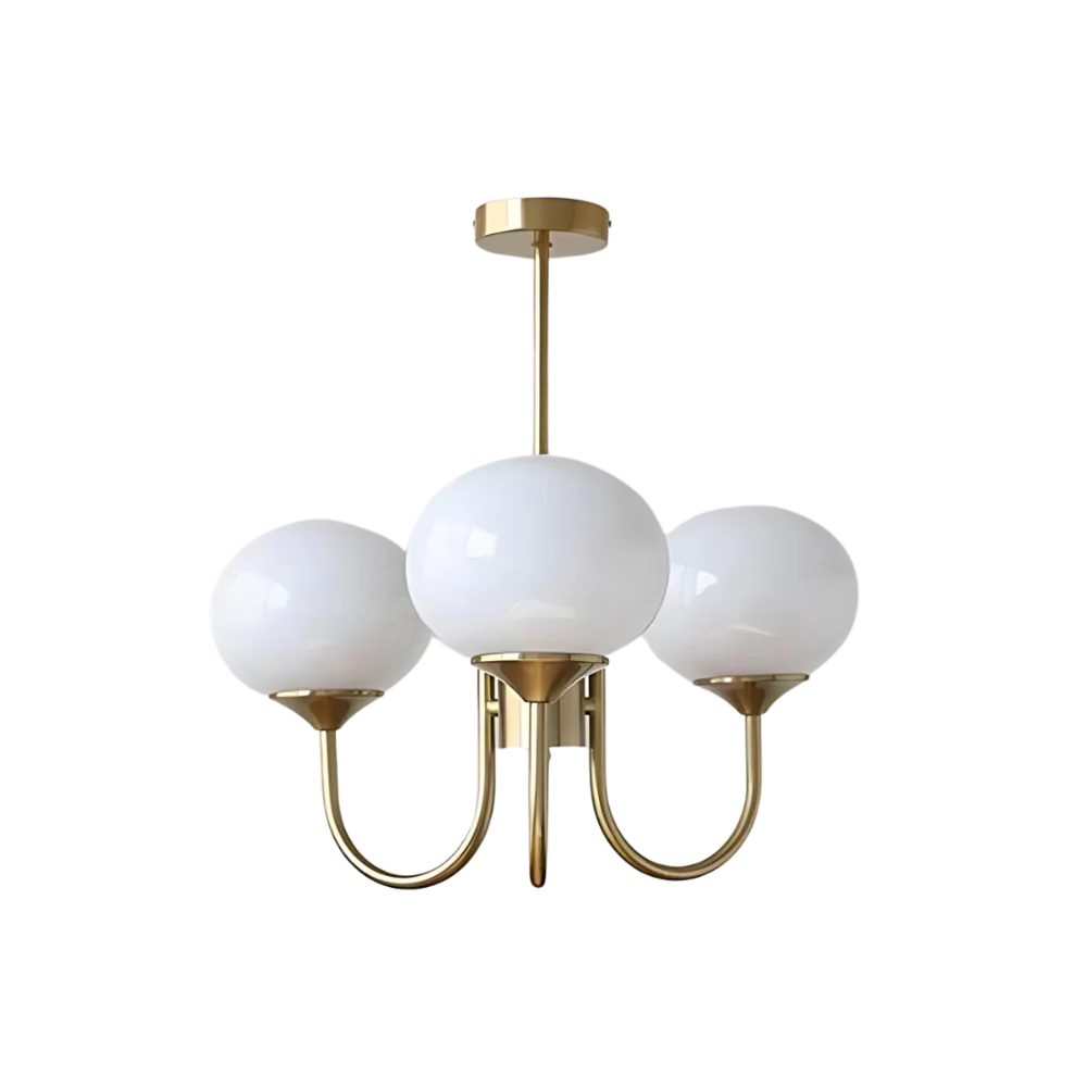 Candelabro Moderno Marshmallow de Vidrio