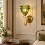 Load image into Gallery viewer, French Jellyfish Glass Bead Wall Lamp