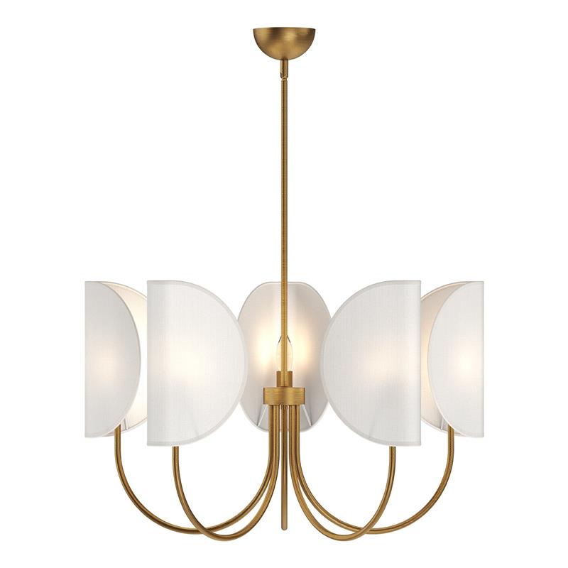 Lustre en laiton Leaf
