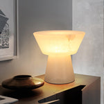 Bild in Gallery-Viewer laden, Beta Marmor Alabaster Tischlampe