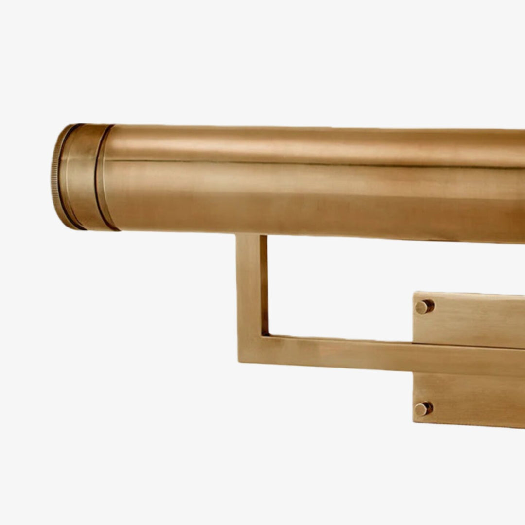 Aurix Bilderleuchte – Schlankes, schmales Design Wandleuchte Metallfinish für Wohnzimmer & Galerien