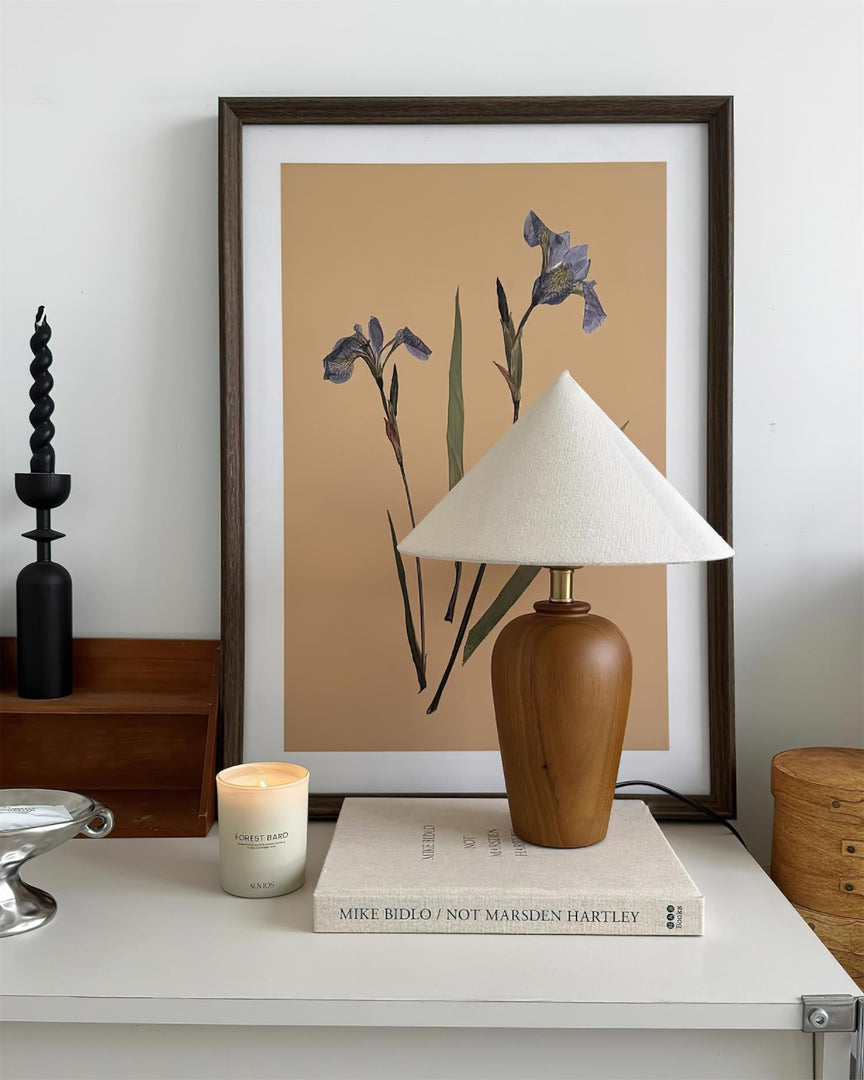 Lampe de table en bois Brayden