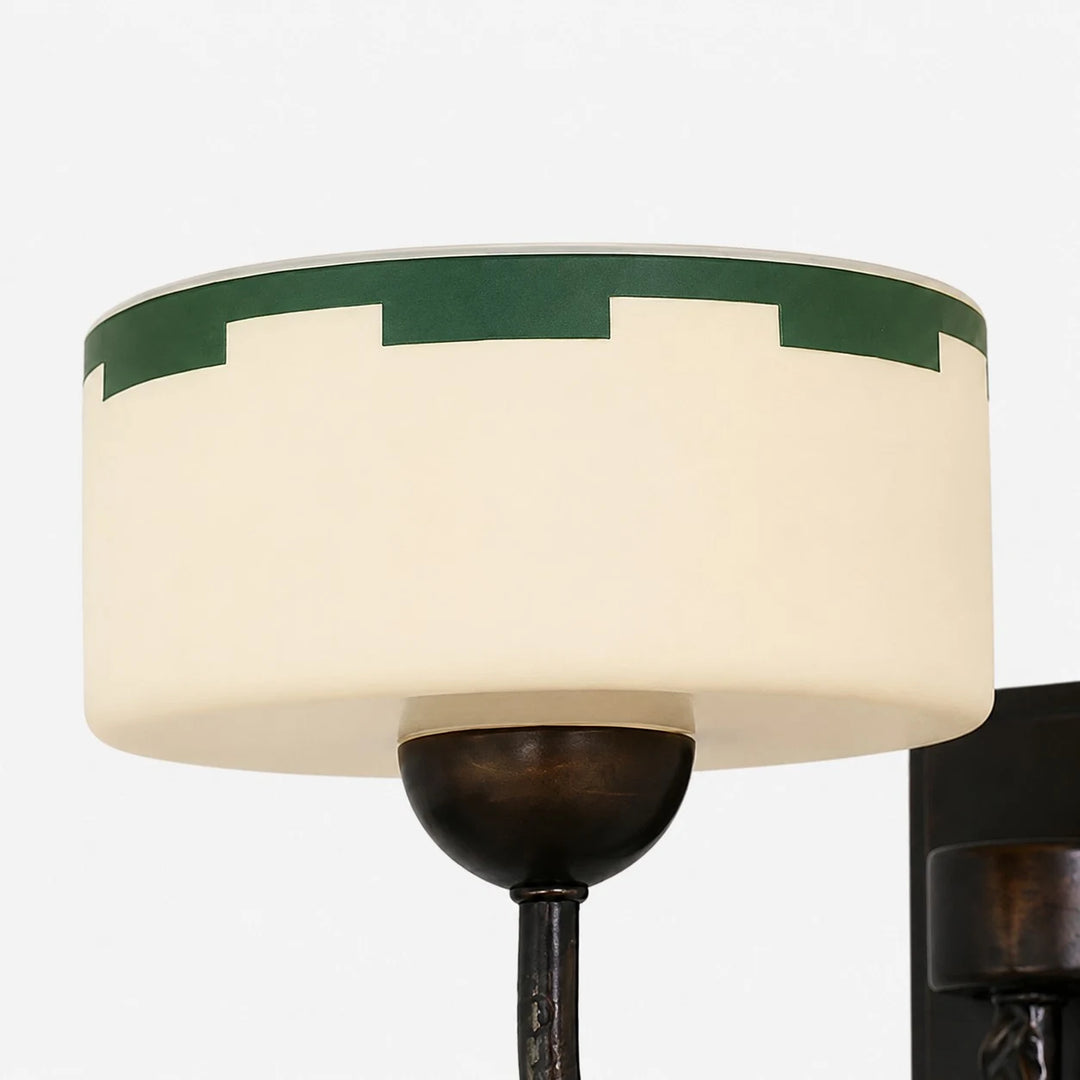 Pale Beige glass shade detail