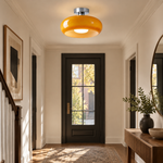 Load image into Gallery viewer, Bauvia Ceiling Light with brass or chrome and colour options - New2609-1024653 interior scene