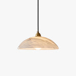 Load image into Gallery viewer, Natural Stone Plug-In Swag Pendant Light