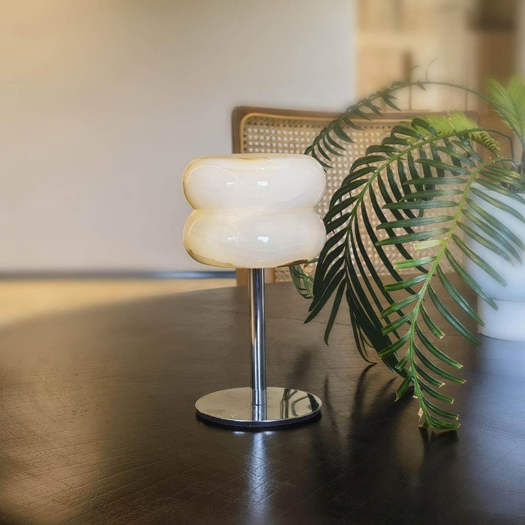 Jade Donut Tischlampe