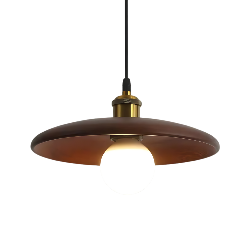 Lámpara de Techo de Madera Japandi Encantadora Olivia