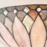Load image into Gallery viewer, TF Layered Glass and Curved Metal Arm Wall Lamp – Transitional Art Deco Wall Sconce for Bedroom and Entryway