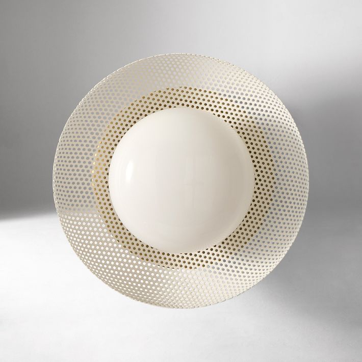 Elorina Bowl Wall Sconce – Elegant Brass And Glass Round Wall Fixture