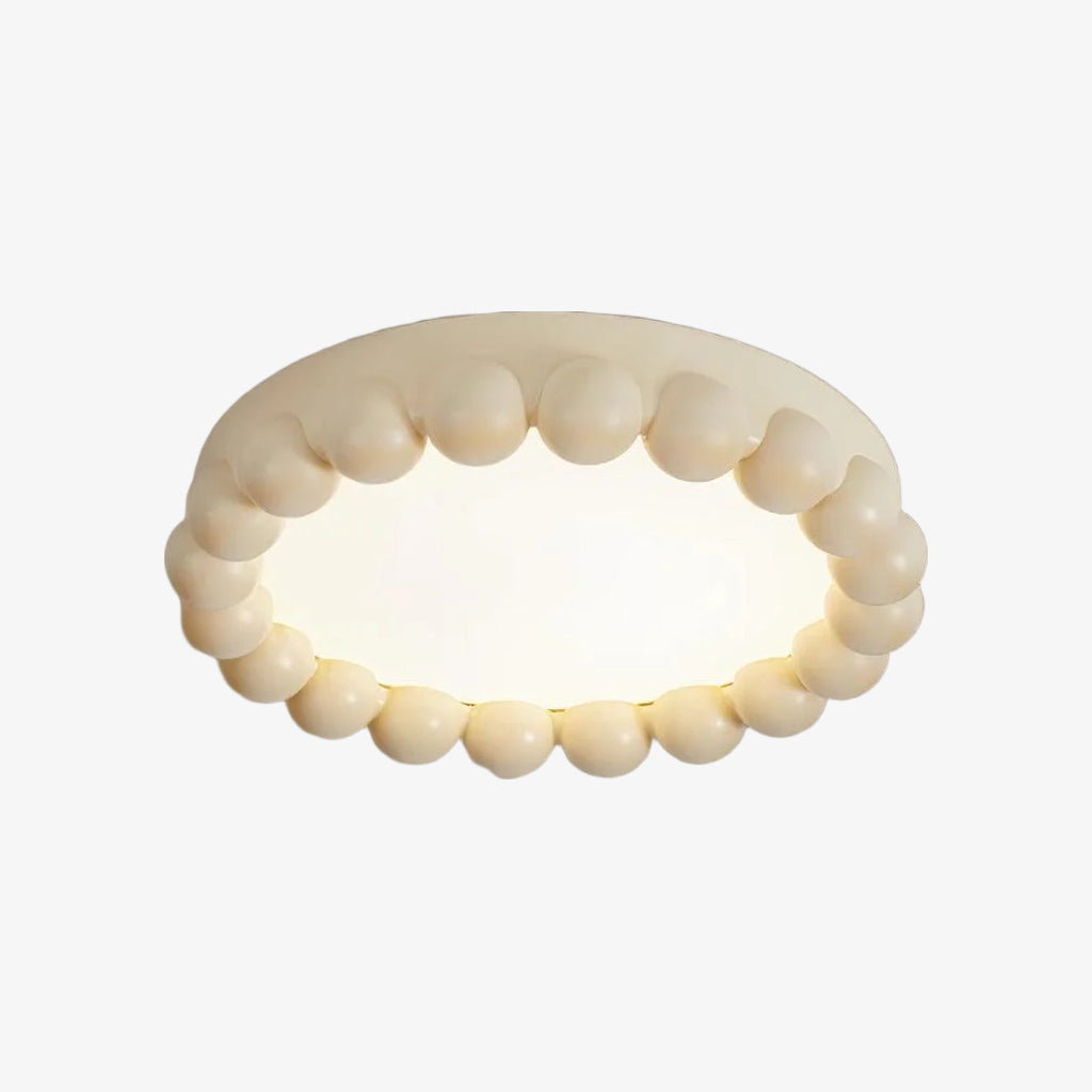 Plafonnier en résine moderne minimaliste Resinova - Éclairage intérieur discret pour chambres