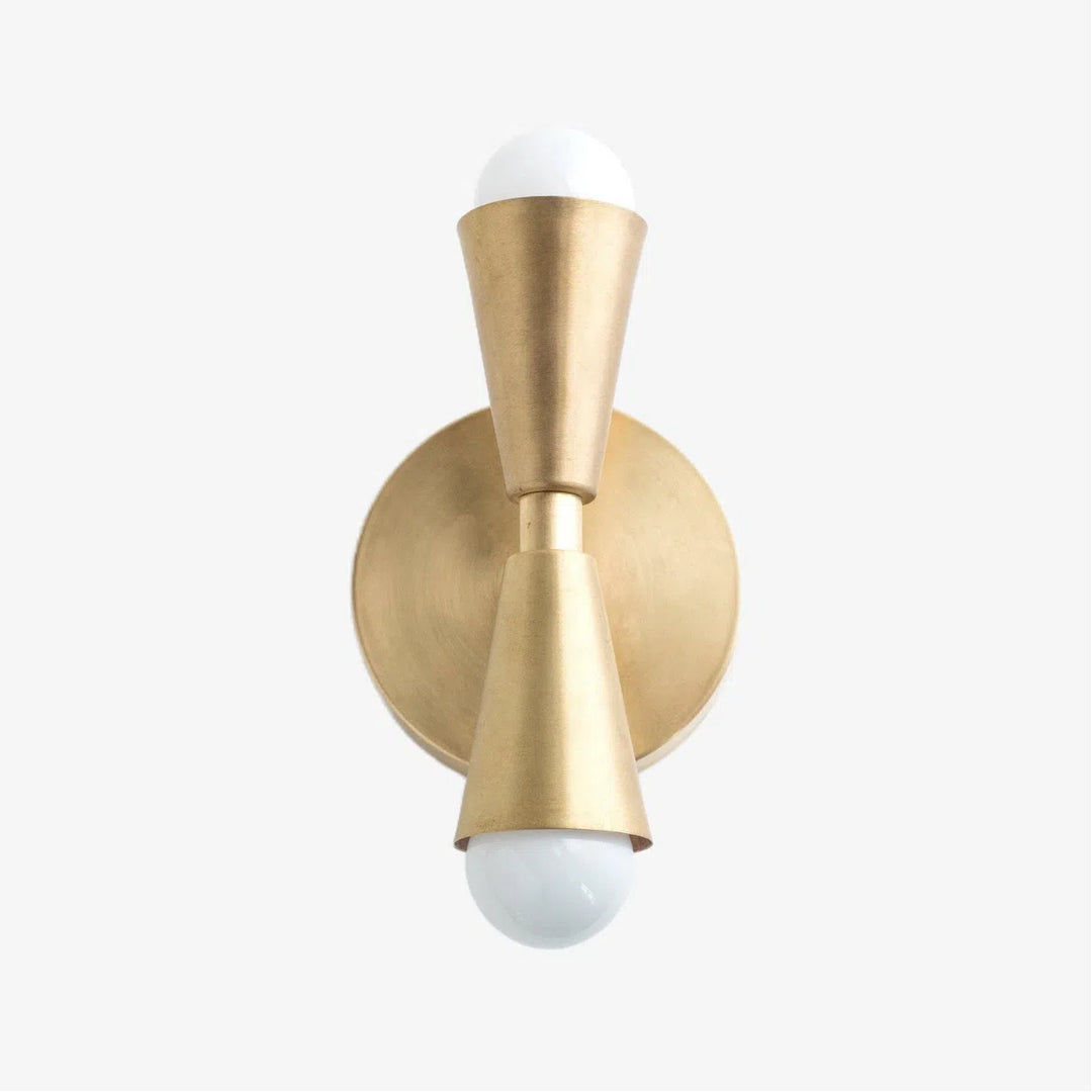 Pyralis Cone Linear Statement Wall Sconce - Modern Two Light Fixture