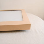 Bild in Gallery-Viewer laden, Cream square ceiling lamp corner and raised metal frame detail