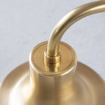 Charger l'image dans la visionneuse de galerie, Close-up of curved wall sconce arm and shade connection