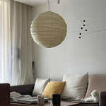 Charger l'image dans la visionneuse de galerie, Bamboo Ribbed Mulberry Paper Swag Pendant