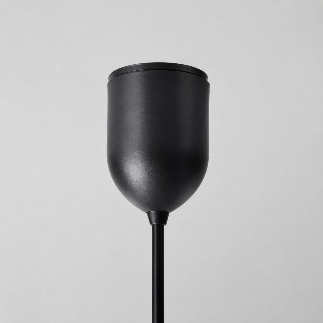 Cratera Black Travertine Stone Pendant Light