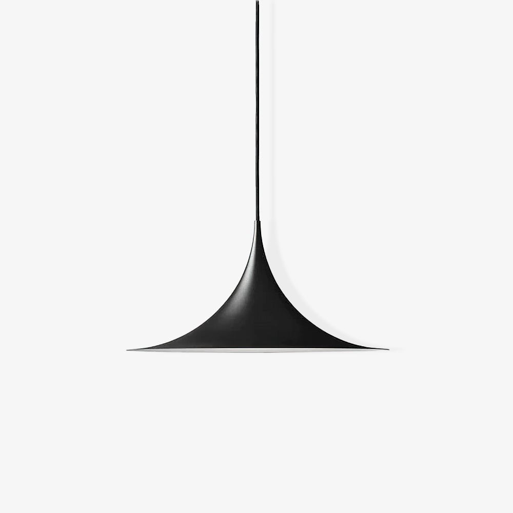 Arch-Shaped Aluminum Plug-In Pendant Light